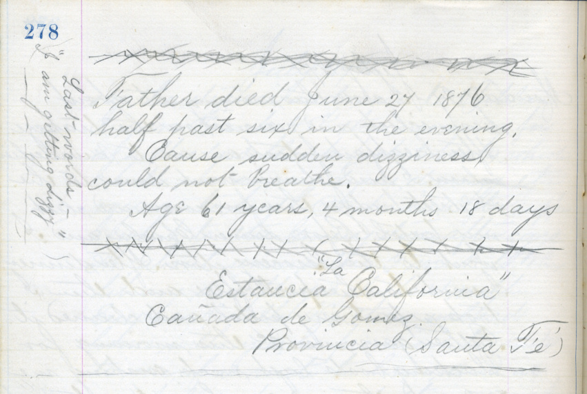 Missing - see Alfred Bz 1873 diary.