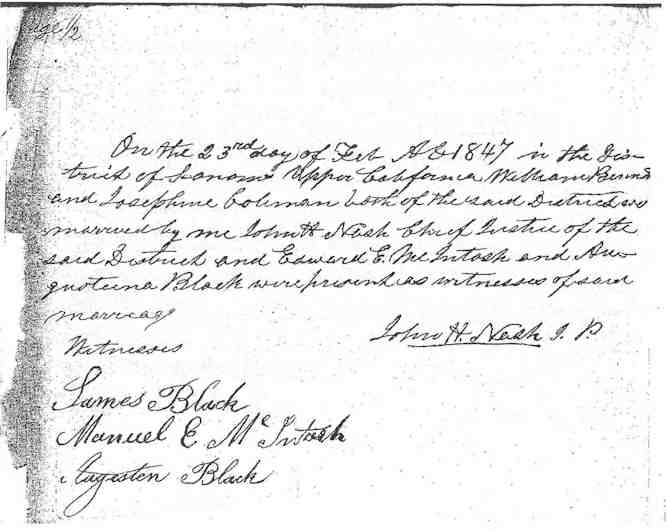 Missing marriage record.